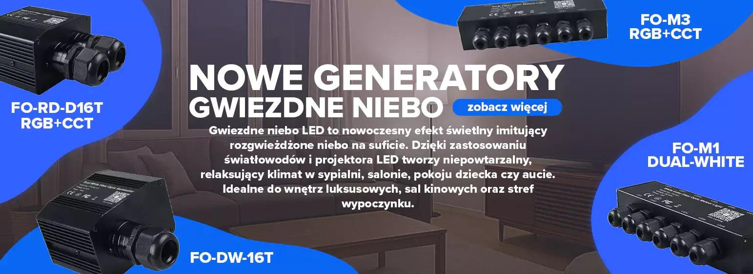 Advertising banner for new starry-sky generators