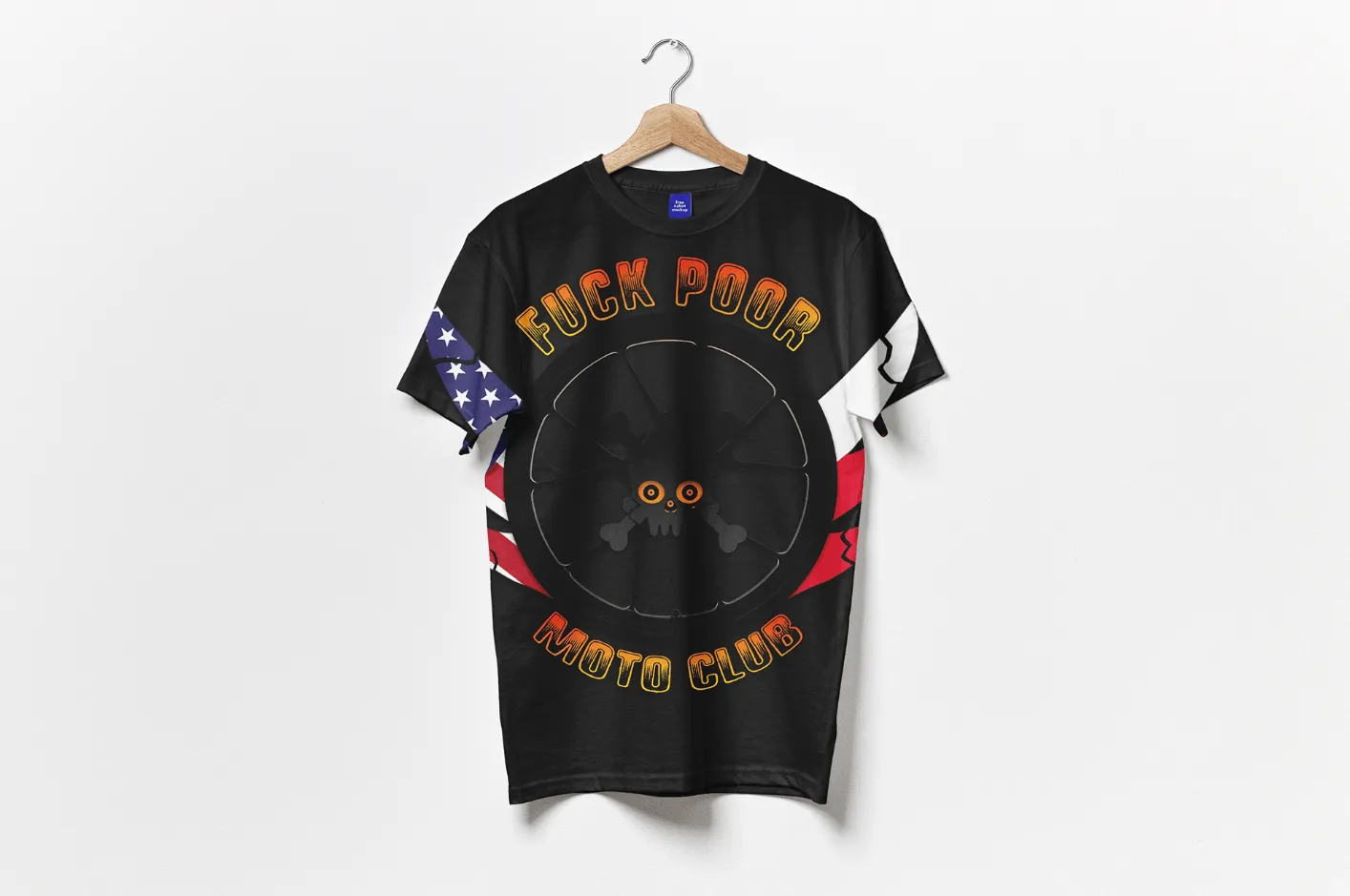 Typographic apparel print and poster design