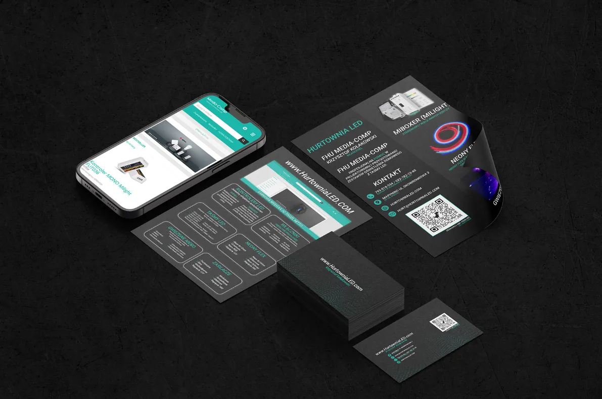 Marketing material presentation