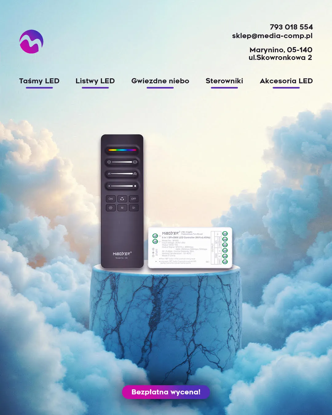 Product campaign presentation mock-up