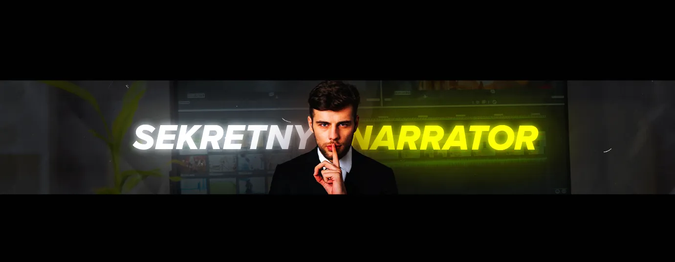 YouTube banner for Sekretny Narrator