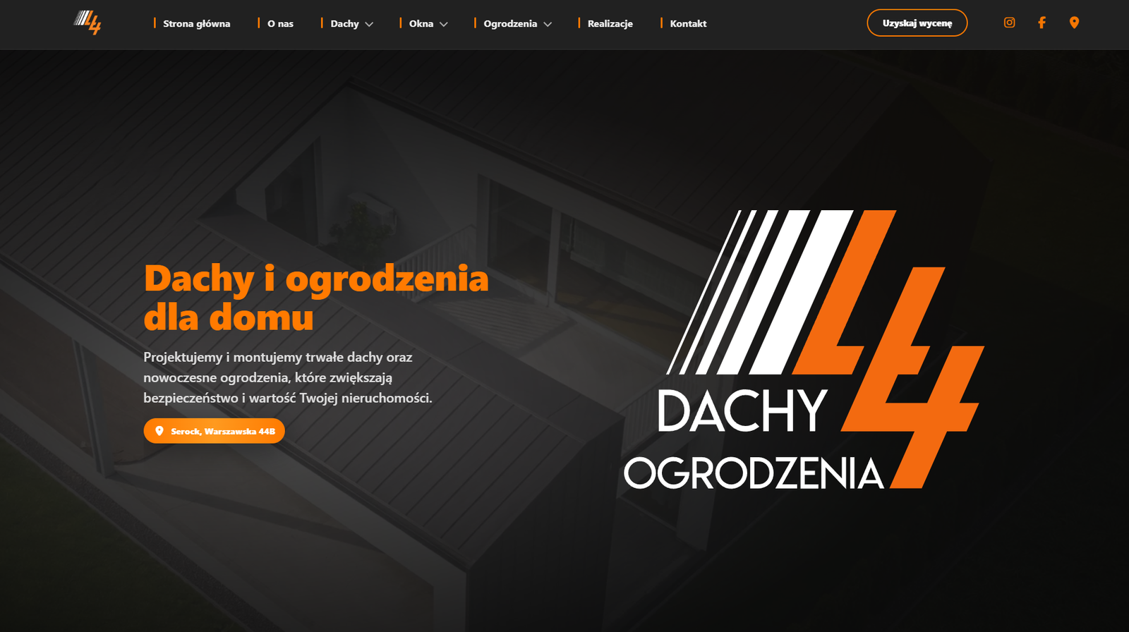 DachyOgrodzenia44 website